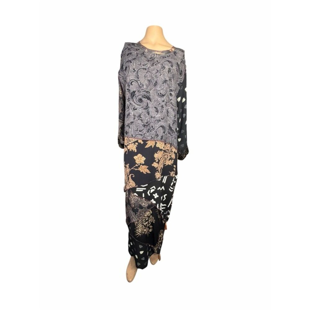 Nothing Matches Patchwork Maxi Dress Size 1